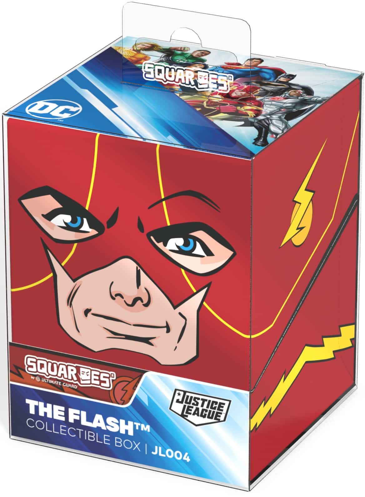 Ultimate Guard Squaroes DC Justice League The Flash 100ct Deck Box image 0